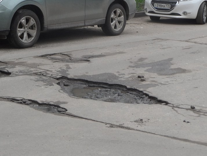Image for Ямы на дорогах Нижнего Новгорода: на какие участки властям не хватило асфальта