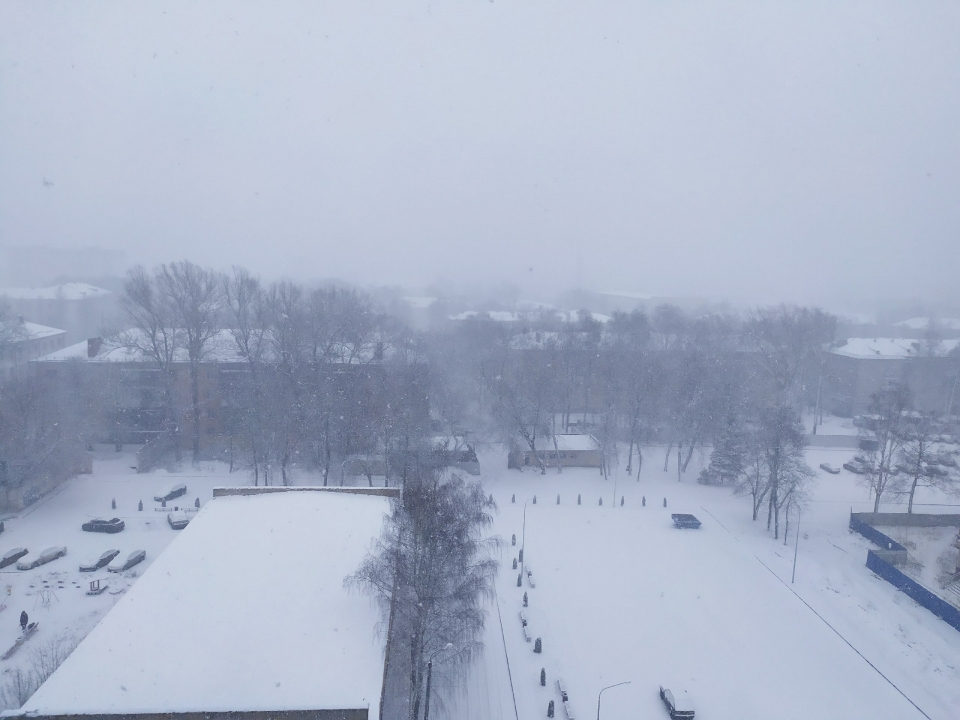 Image for Первый весенний снег выпал в Нижнем Новгороде