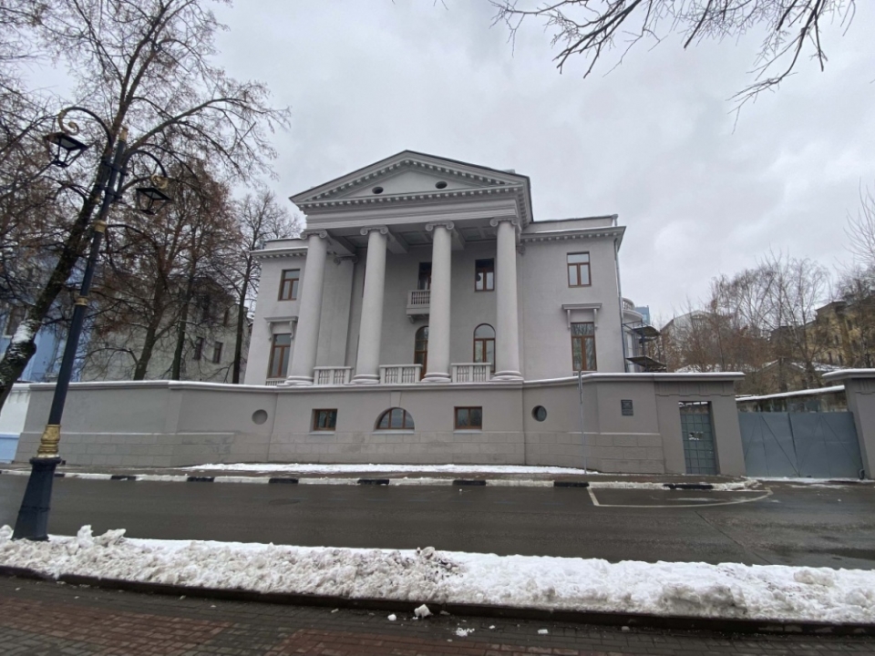 Фасады нижегородского особняка Каменской отреставрируют до конца ноября