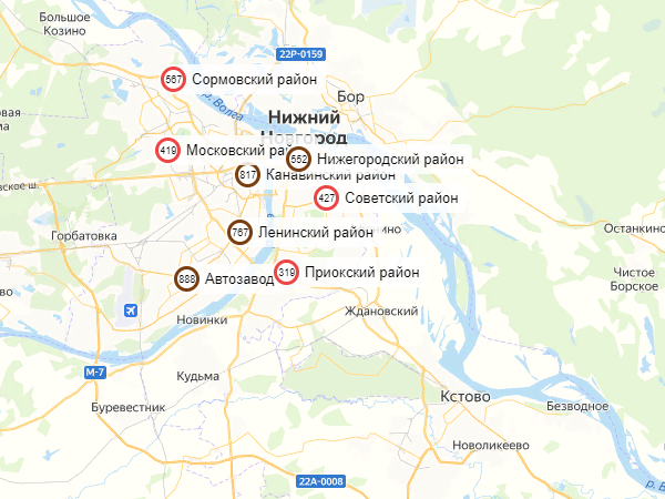 Image for 888 COVID-больных выявили в Автозаводском районе