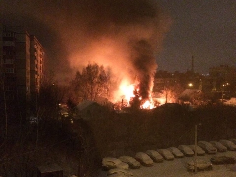 Image for Дом загорелся в Ленинском районе в ночь на 5 декабря