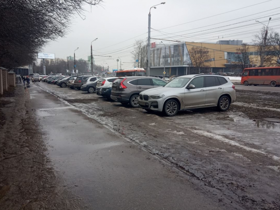 На более 200 нижегородских автовладельцев составили протоколы за парковку на газонах с начала этого года