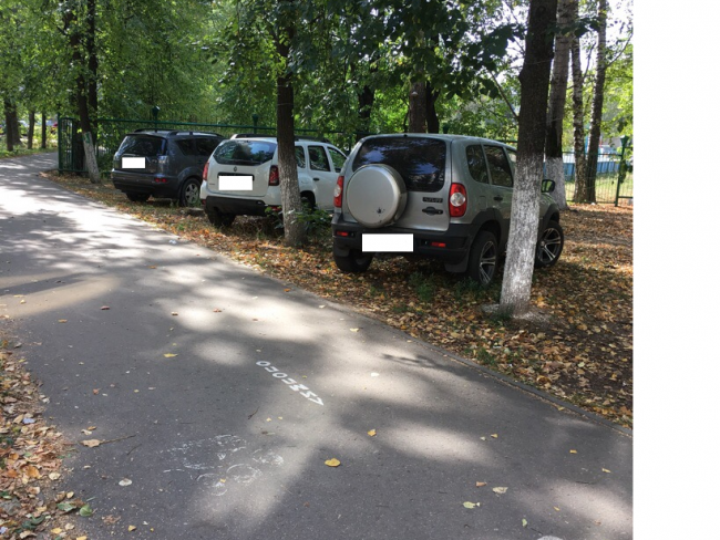 Почти 100 нижегородцев наказали за парковку на газонах