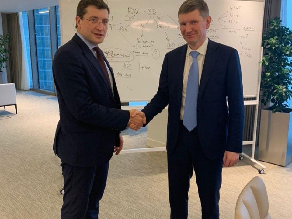 Глеб Никитин и Максим Решетников провели рабочую встречу в Москве