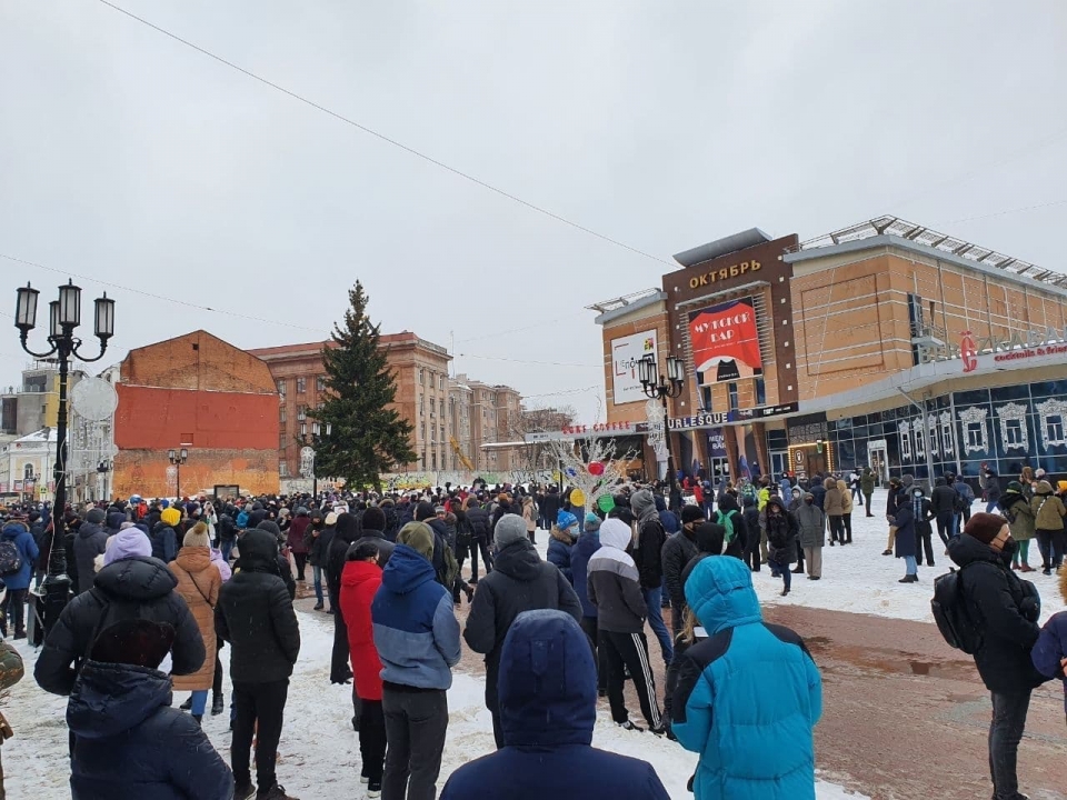 Image for В Нижнем Новгороде в несогласованной акции приняли участие около 500 человек