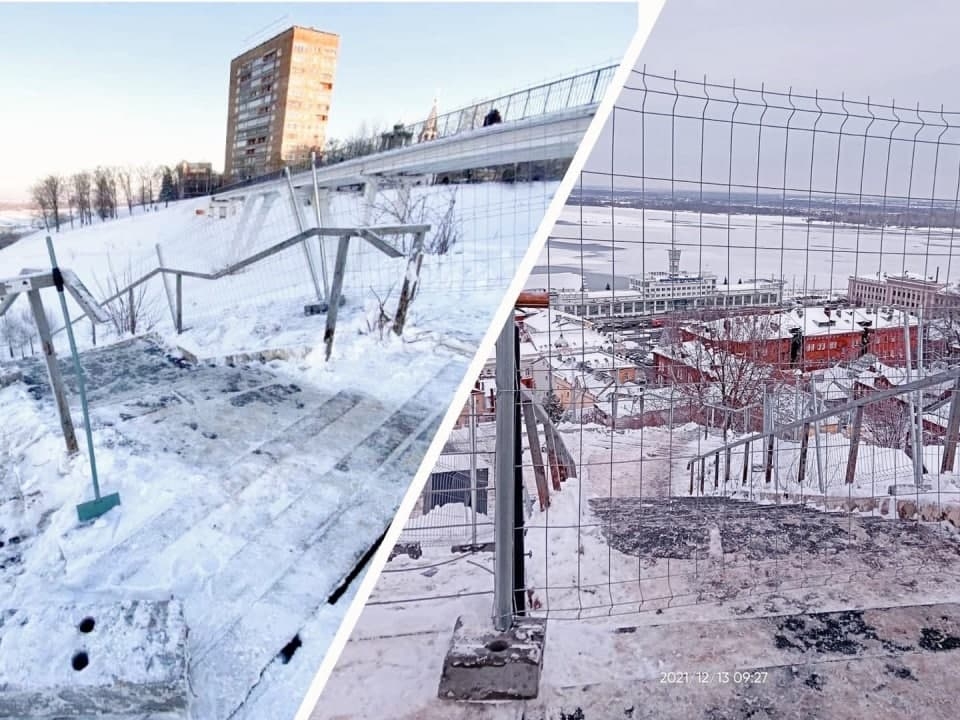 Image for Лестницу возле набережной Федоровского отремонтируют к апрелю 2022 года