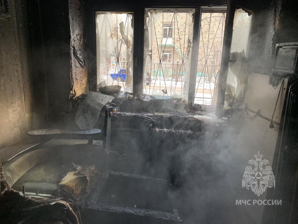 Image for Тело мужчины обнаружили на месте пожара в многоквартирном доме в Нижнем Новгороде