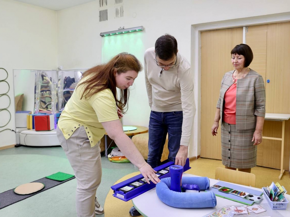 Image for Мэр Нижнего Новгорода Шалабаев посетил детсад № 452 для детей с особенностями здоровья