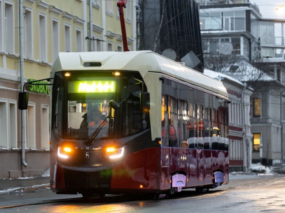Image for Новые трамваи «МиНиН» начнут курсировать по маршруту №2 в Нижнем Новгороде
