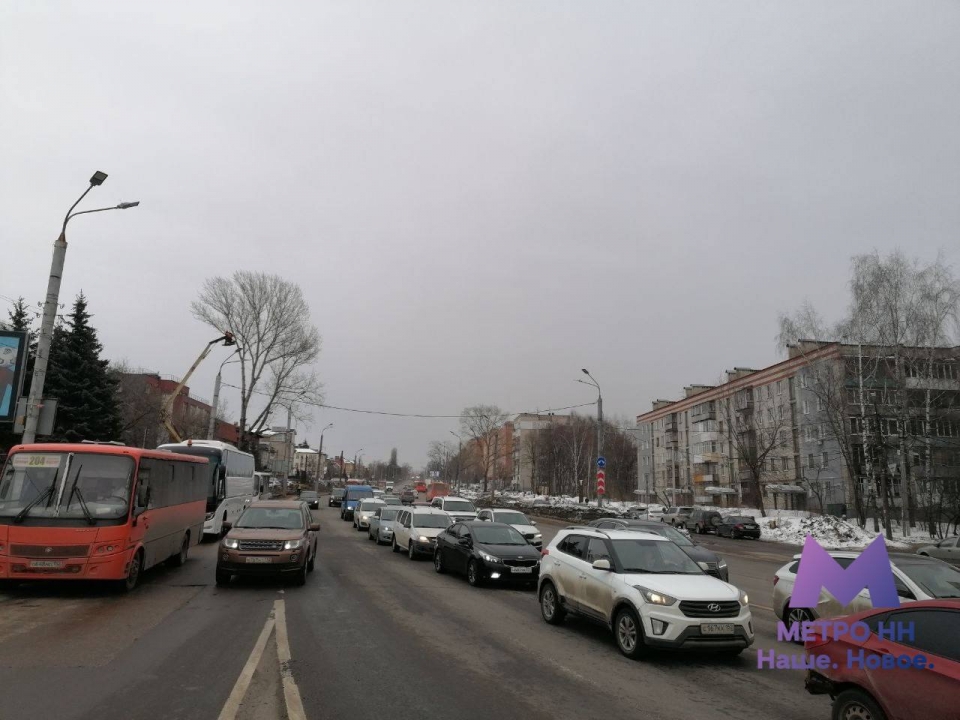Image for Дорогу на улице Родионова сузят из-за строительства нижегородского метро