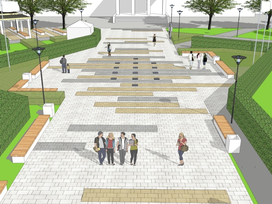 Первый пешеходный фонтан с подсветкой появится в Арзамасе