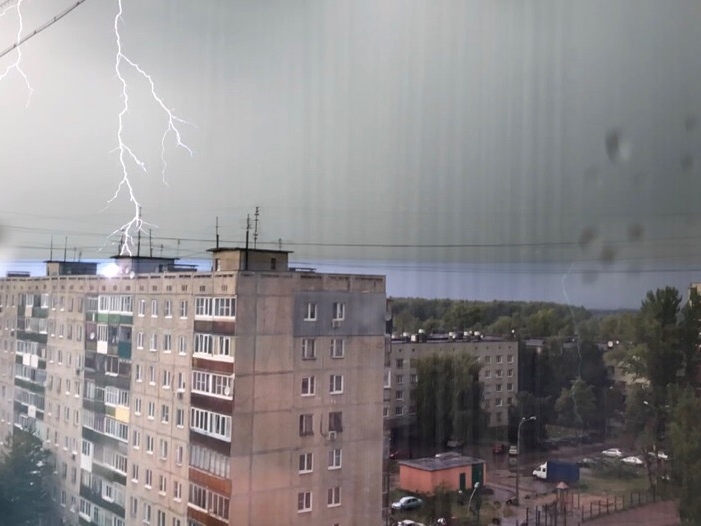 Разгул непогоды в Нижегородской области: град, молнии, наводнения