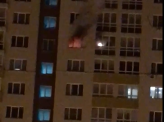 Image for Появилось видео пожара в высотке нижегородского ЖК 