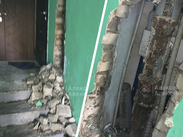 Image for Дыру в стене квартиры в Дзержинске заделают после ремонта канализационного стояка
