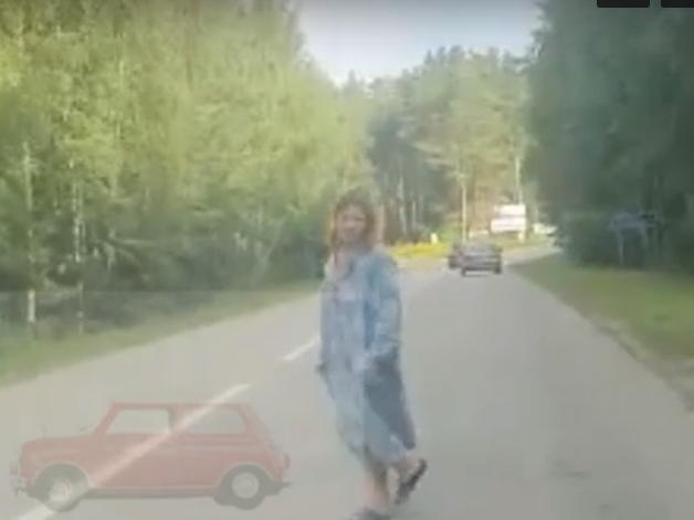 Image for «Призрак невесты» пугает водителей на нижегородской трассе