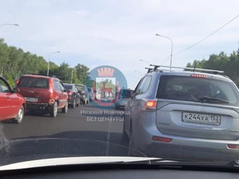 Image for Гигантская пробка образовалась на выезде из Нижнего Новгорода вечером 6 мая