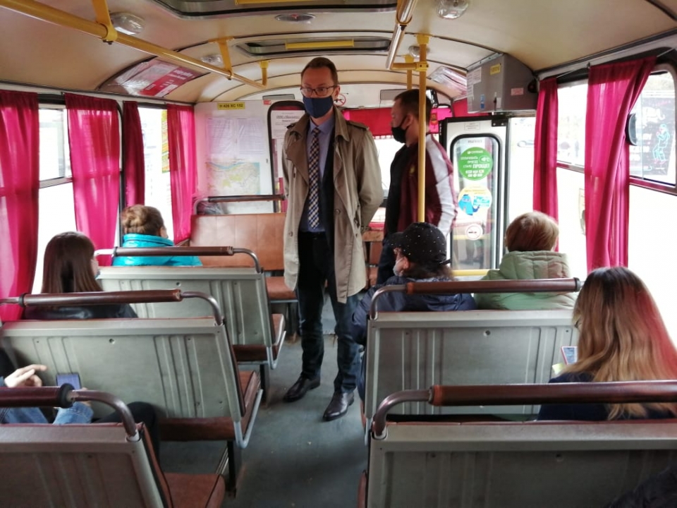 Image for Около 10% нижегородских пассажиров не носят маски в транспорте