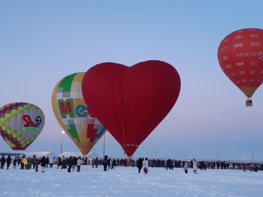 Image for «Рождественская фиеста» воздушных шаров состоялась в Нижнем Новгороде 4 января