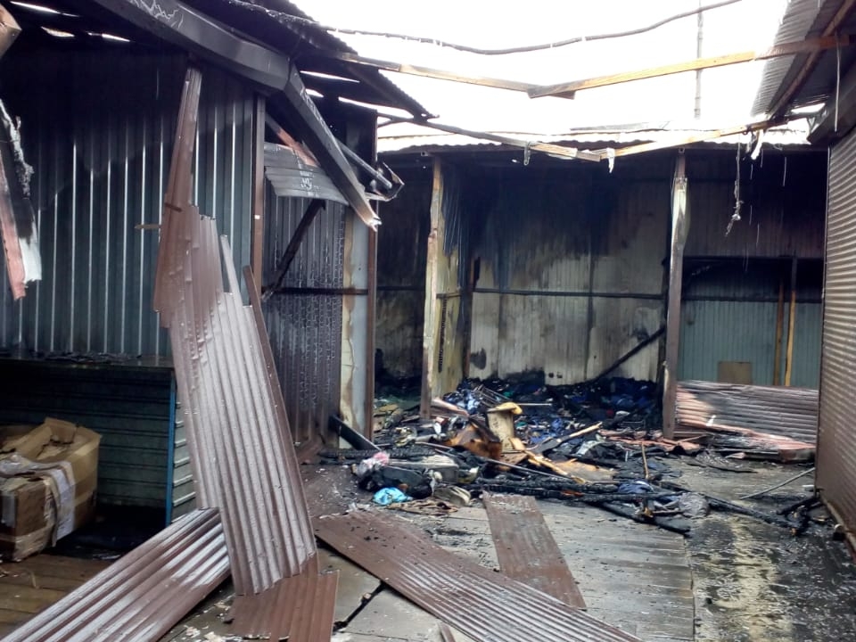 Image for Опубликованы фото Канавинского рынка после пожара