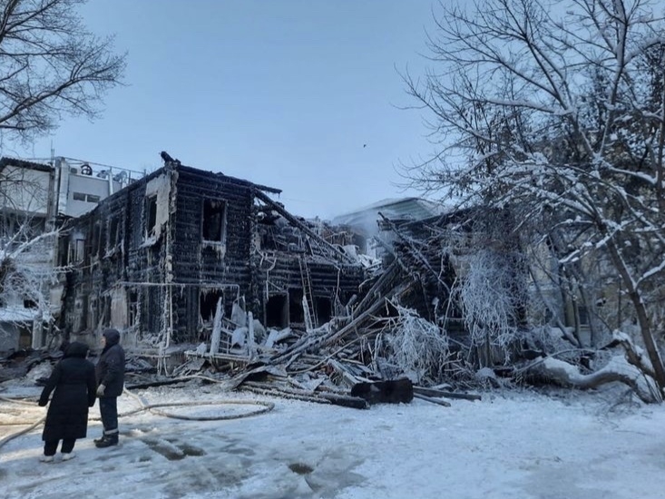 Image for Материальную помощь окажут семьям погибших при пожаре в доме на Большой Покровской