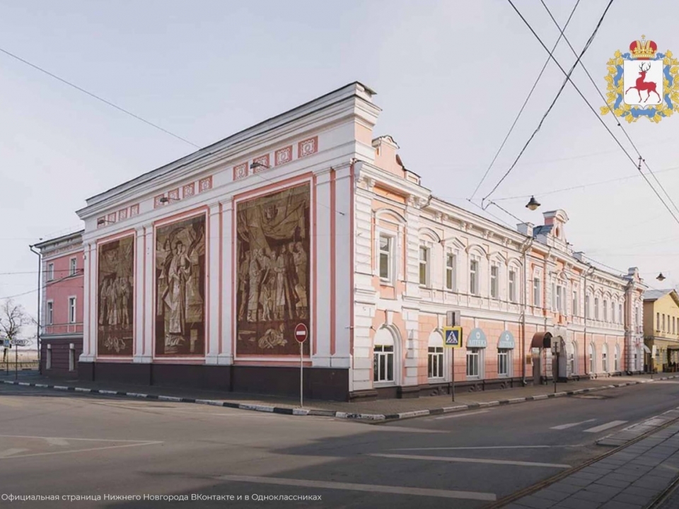 Image for Панно на фасаде дома Мичурина на ул. Рождественской будет отреставрировано в этом году