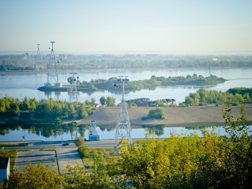 Работа канатной дороги Нижний Новгород - Бор будет прекращена на неделю