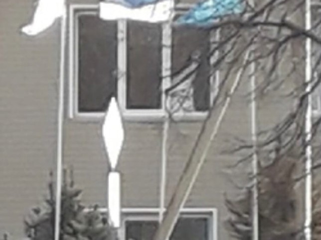 Image for Флаг Сербии повесили у здания МЧС в Семенове