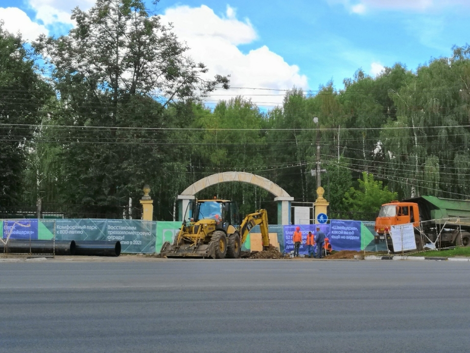 Деревья в нижегородской 