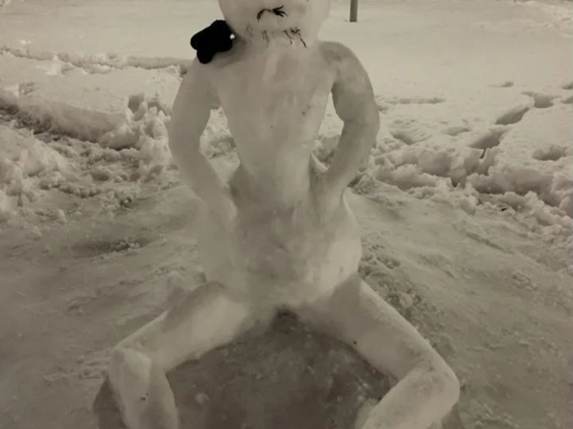 Снеговика выставили на продажу в Нижнем Новгороде