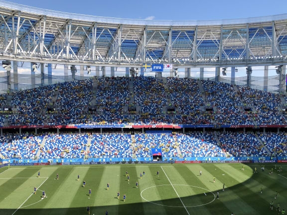 На матч сборной России в Нижнем Новгороде продано уже 30 тысяч билетов
