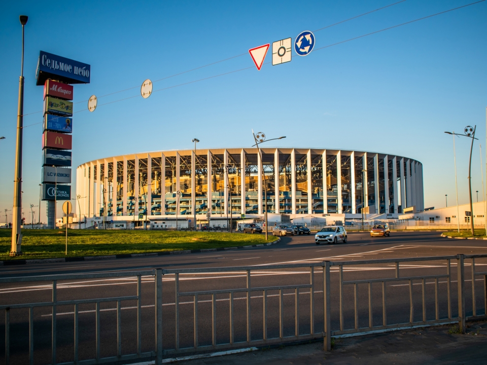 Image for Дорогу у стадиона «Нижний Новгород» перекроют до июля