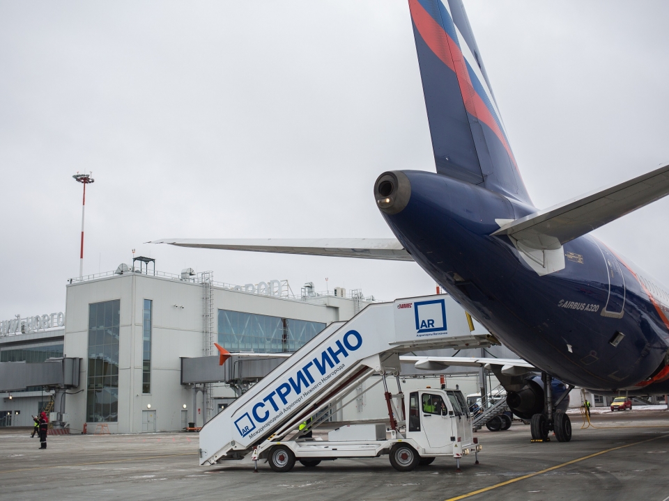 Аэропорт «Стригино» обслужил более 1,1 млн. пассажиров в 2018 году