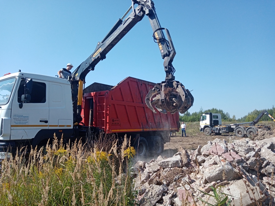 Image for Незаконную свалку строительного мусора ликвидируют в Автозаводском районе Нижнего Новгорода