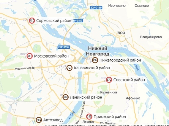 Image for Центр Нижнего Новгорода больше всех прибавил по числу зараженных
