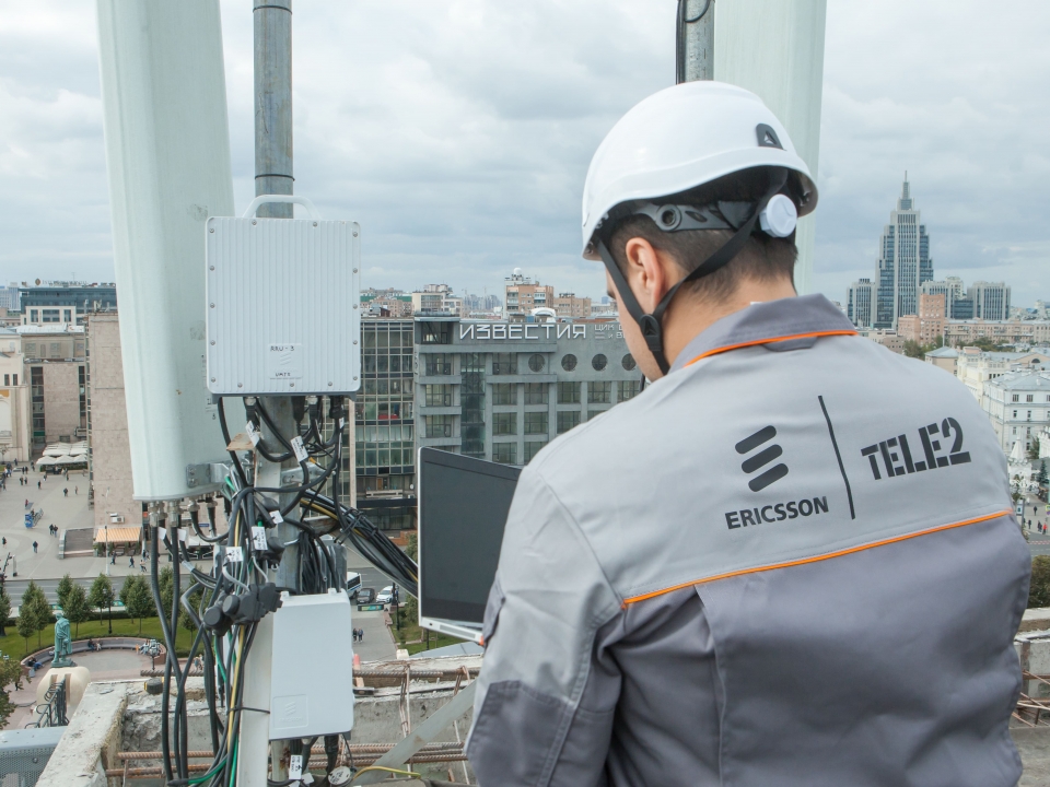 Tele2 и Ericsson запустили 5G на Тверской в Москве