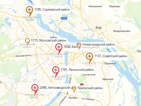 Почти у 11 тысяч жителей Нижнего Новгорода обнаружили коронавирус
