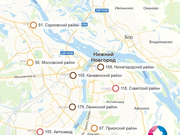Image for 58% заражений в регионе приходится на Нижний Новгород