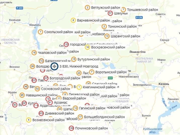 Image for В 26 районах Нижегородской области нет прироста заболевших коронавирусом 