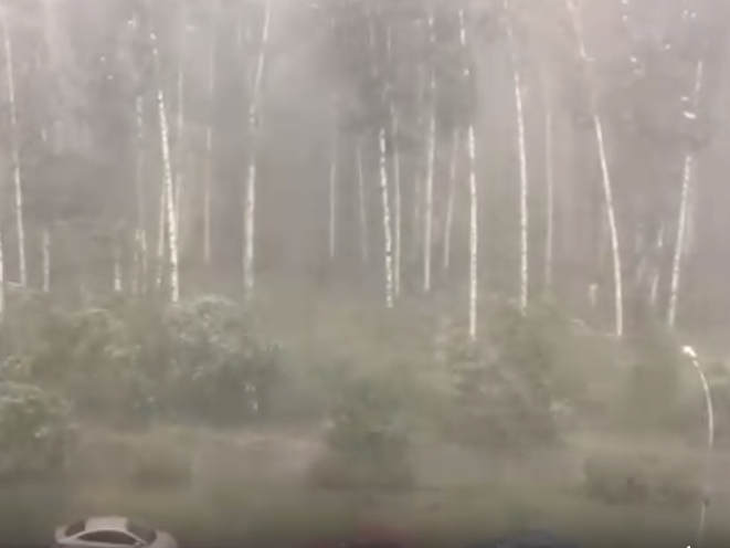 Image for Опубликовано видео урагана в Ичалках
