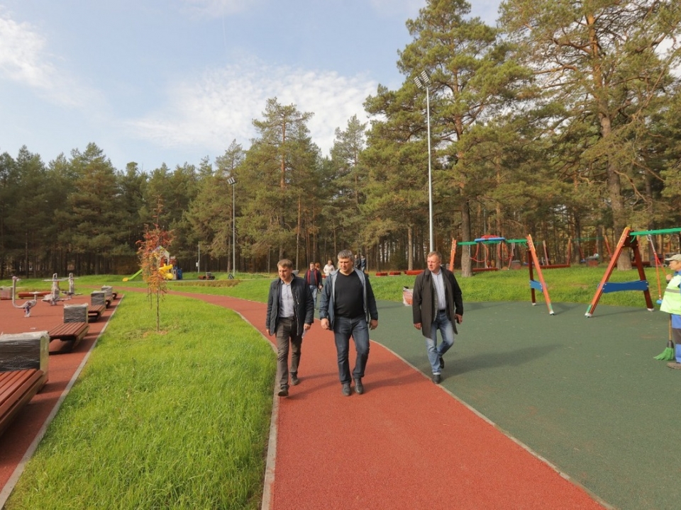Image for В парке Дзержинска «Утиное озеро» завершают второй этап благоустройства 