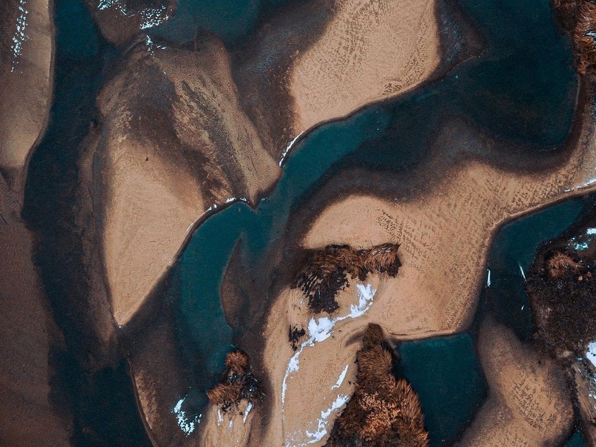 Image for Фото дня: Ветлуга с высоты птичьего полета как марсианский пейзаж