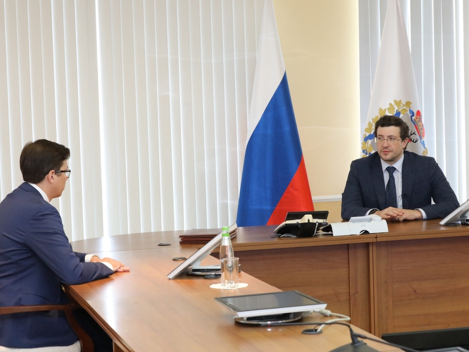 Глеб Никитин и Юрий Шалабаев провели рабочую встречу