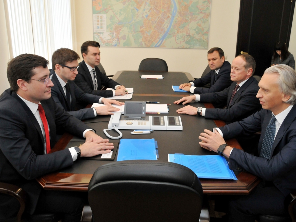 Image for Глеб Никитин провёл рабочую встречу с председателем правления ПАО «Газпром нефть» Александром Дюковым 