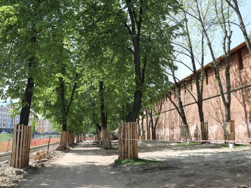 Image for Реконструкция Кремлевского бульвара в Нижнем Новгороде завершена на 50%
