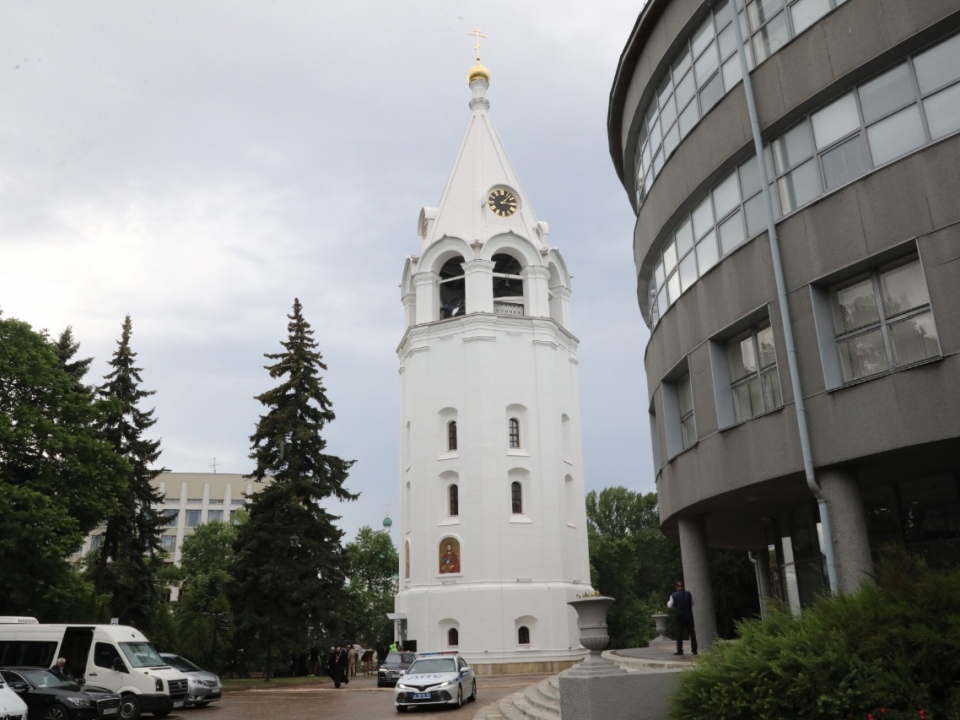 Image for В Нижнем Новгороде открыли колокольню Спасо-Преображенского собора