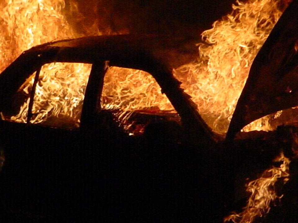 Image for В Шатковском районе водитель сгорел в собственном автомобиле