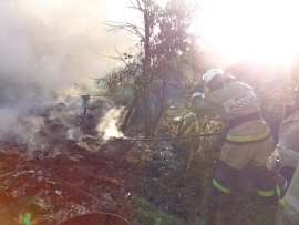 Image for Бомж погиб при пожаре в садовом домике в Нижнем Новгороде