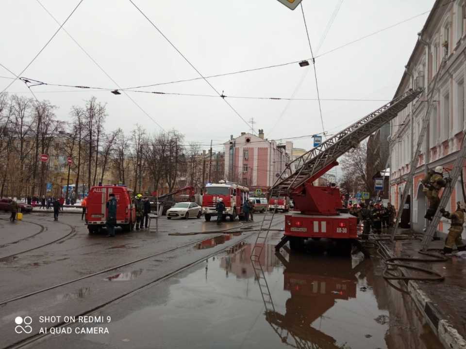 Image for Пожар на Пискунова полностью ликвидирован на площади 40 кв. м