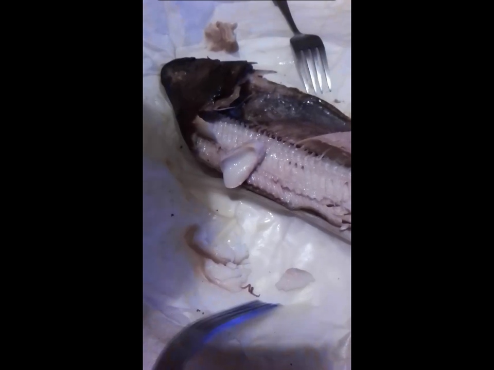 Image for Нижегородцу попались черви в рыбе, купленной на рынке