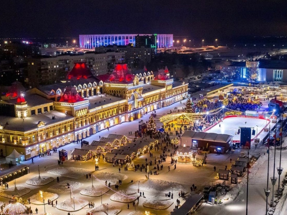 Image for Каток на Нижегородской ярмарке закрыли из-за снегопада 11 января